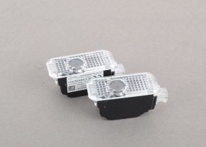 NEW GENUINE AUDI Q7 16-18 LED QUATTRO LOGO ENTRY LIGHT SET OF 2PCS 4G0052133H