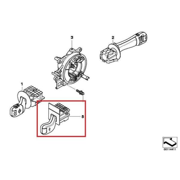 BMW NEW GENUINE Z4 SERIES E85 E86 CRUISE CONTROL SWITCH 61316940989 - Image 2