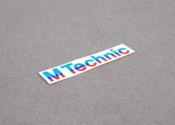 BMW NEW GENUINE 3 6 SERIES E30 E24 STICK LABEL DECAL M TECH TECHNIC 51111919154 - Image 3