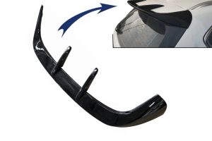 Roof Spoiler Wing suitable for BMW X1 SUV F48 Pre-LCI (06.2015-2019) Sport Piano Black