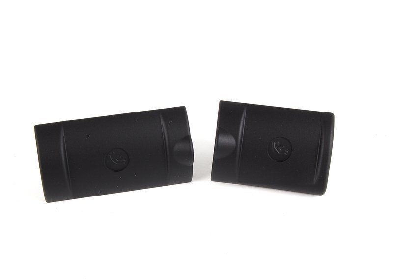 BMW NEW GENUINE 5 E60 SALOON 03-10 REAR SEAT BLACK ISOFIX COVER SET 52207135818 - Image 3