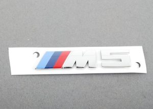 BMW NEW GENUINE 5 SERIES M5 F10 FRONT KIDNEY GRILLE LABEL STICKER BADGE EMBLEM 51138059945