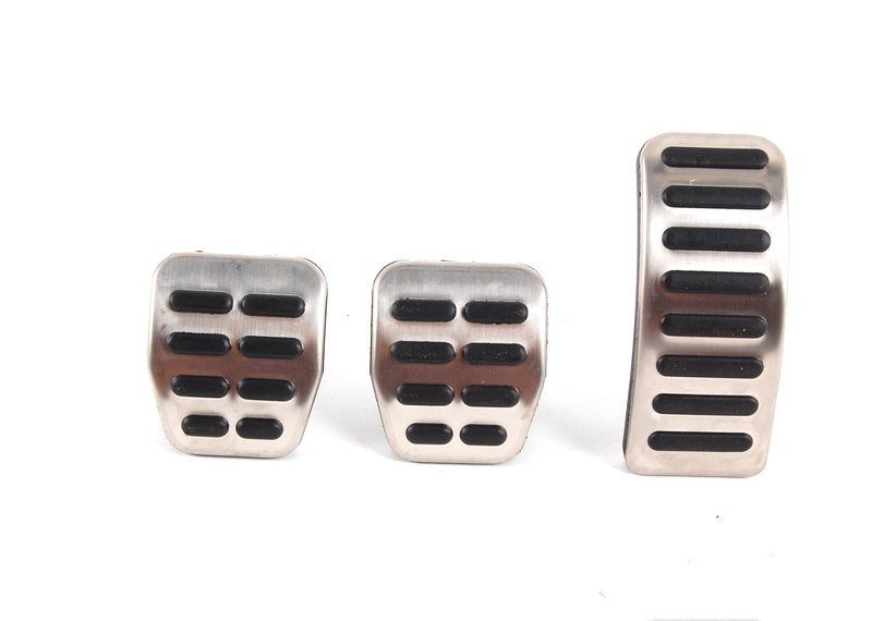 NEW GENUINE VW AUDI GOLF BORA BEETLE TT PEDALS FOOTREST PEDALSET ALUMINIUM LHD 8N1064200