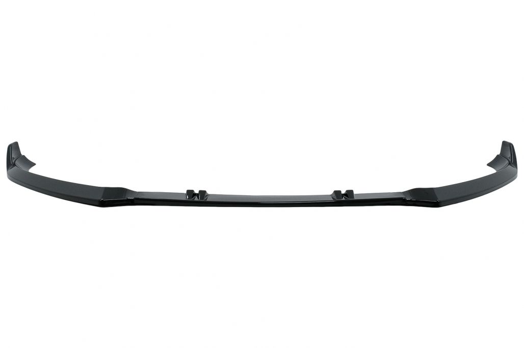 Front Bumper Add-On Spoiler Lip suitable for Audi A4 B8.5 Facelift (2012-2015) Sedan Avant Piano Black
