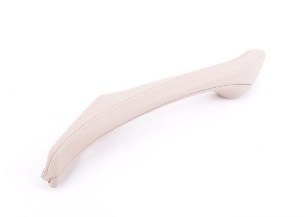 BMW NEW F10 F11 DOOR PULL HANDLE PASSENGER SIDE RIGHT O/S LHD NAPPA OYSTER WHITE 51417225864 - Image 4