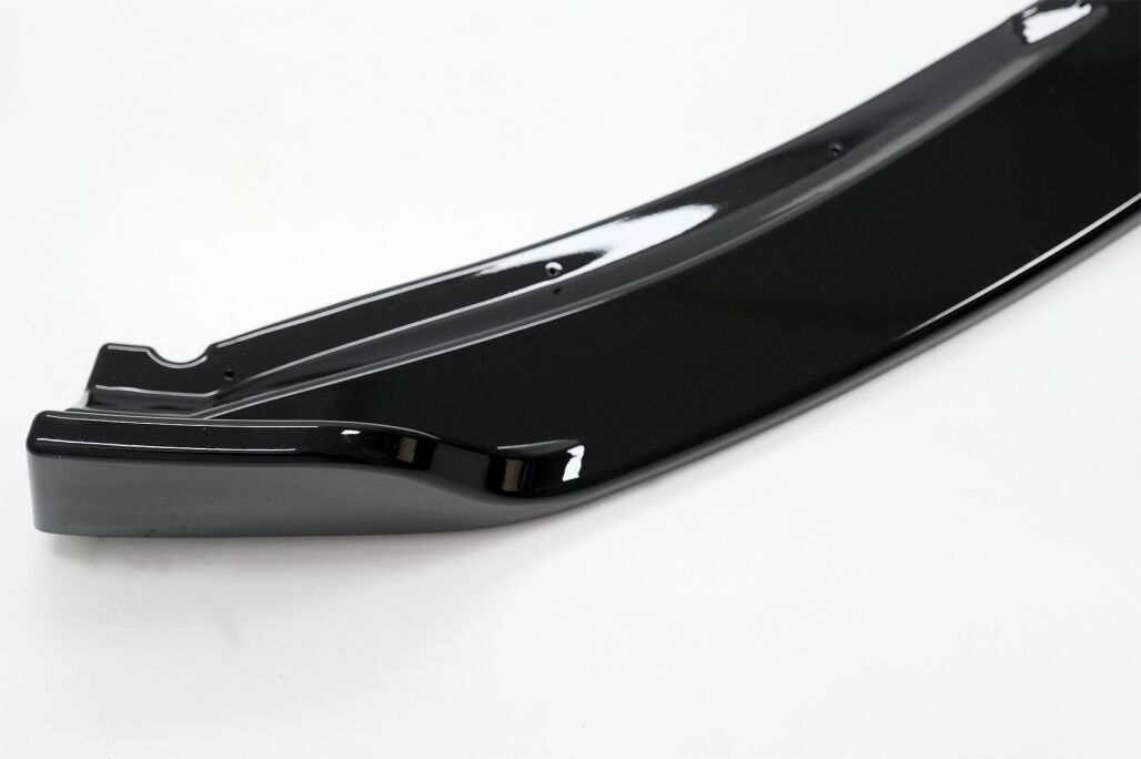 Front Bumper Add-On Spoiler Lip Extension suitable for Skoda Octavia III 5E Sedan Estate (2013-2016) Piano Black - Image 5