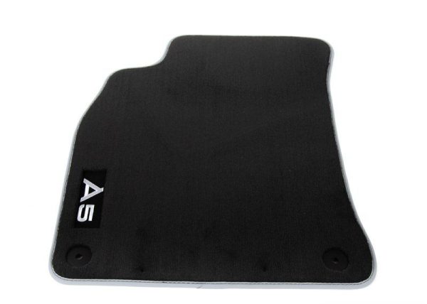 NEW GENUINE AUDI A5 COUPE CABRIO 08-17 FRONT & REAR BLACK TEXTILE FLOOR MATS LHD 8T1061270MNO - Image 4