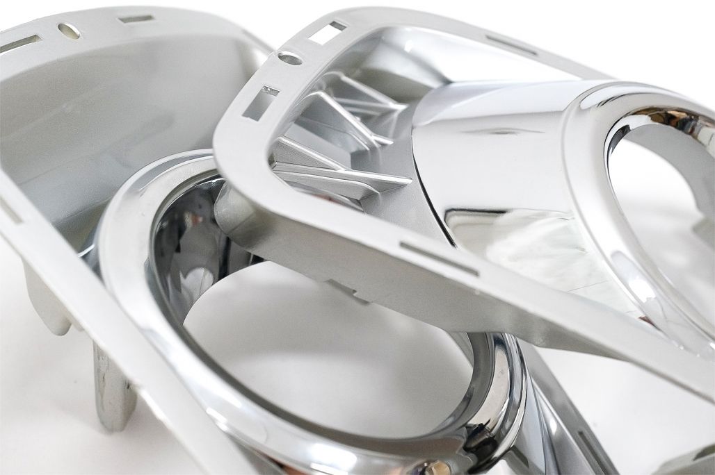 Fog Lamp Covers suitable for Land Rover Range Rover Vogue III L322 (2010-2012) Autobiography Design Silver Edition - Image 4