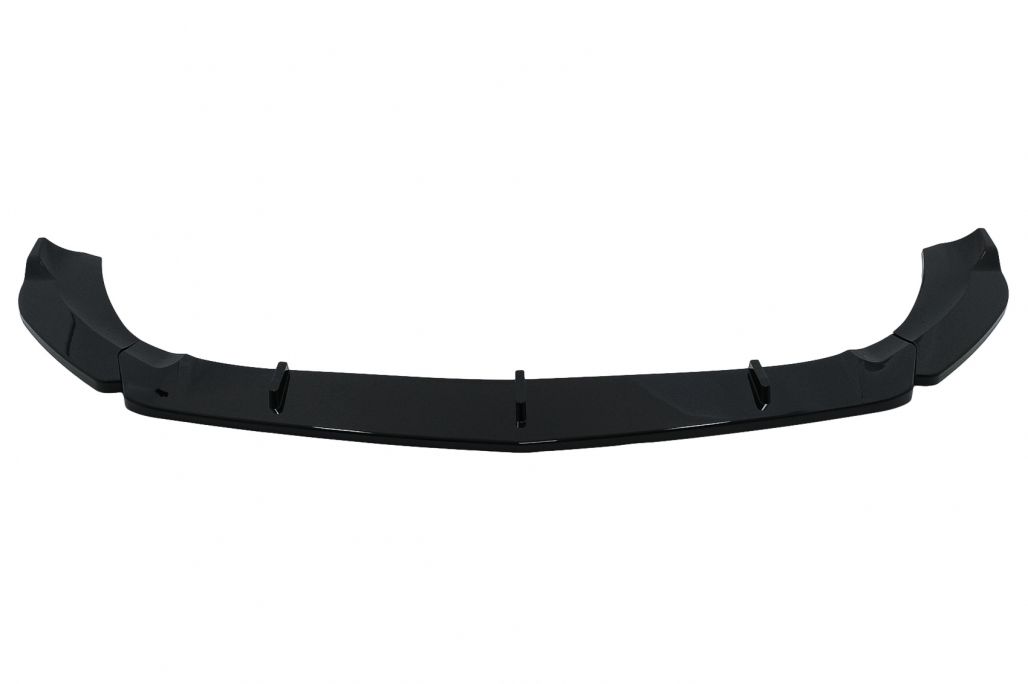 Front Bumper Spoiler Lip suitable for Mercedes A-Class W177 V177 Sport-Line / A35 (2018-Up) Piano Black