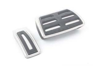 NEW GENUINE AUDI A4 A5 Q5 STAINLESS STEEL PEDAL COVERS AUTOMATIC LHD 8W1064205