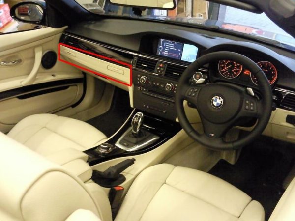 BMW NEW GENUINE 3 E90 E91 04-12 CUP HOLDER BEIGE TRIM DECOR RHD  51457144257 - Image 2