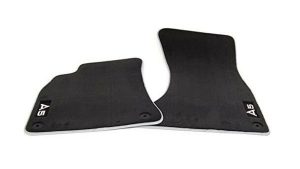 NEW GENUINE AUDI A5 08-17 FRONT BLACK TEXTILE FLOOR MATS LHD 8T20612766PS