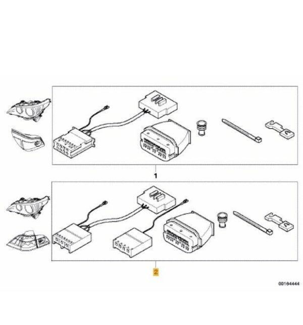 NEW GENUINE 5 SERIES E61 FACELIFT LIGHTS RETROFIT WIRING HARNESS 61120432397 - Image 2