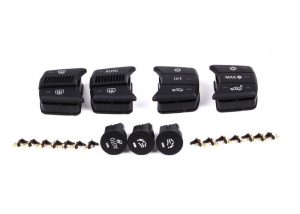 BMW NEW GENUINE 5 E60 E61 6 E64 E63 CLIMATE CONTROL BUTTON FACES 61319250197