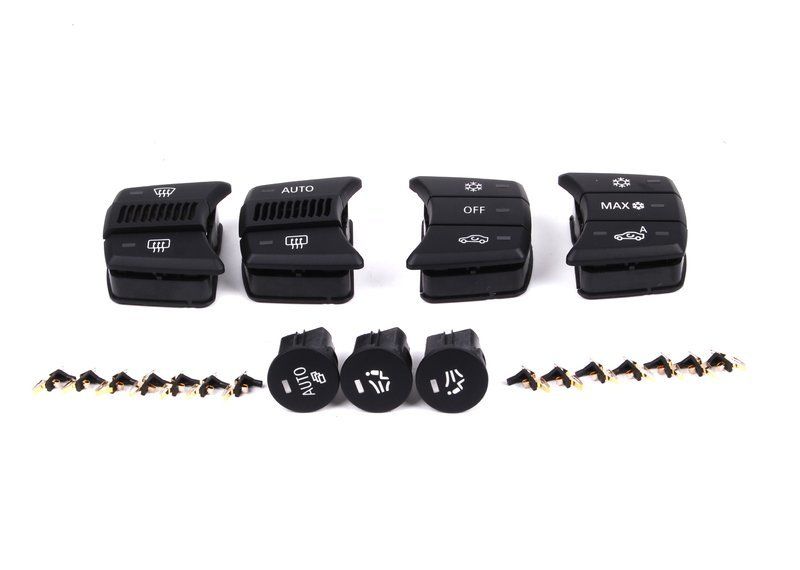 BMW NEW GENUINE 5 E60 E61 6 E64 E63 CLIMATE CONTROL BUTTON FACES 61319250197