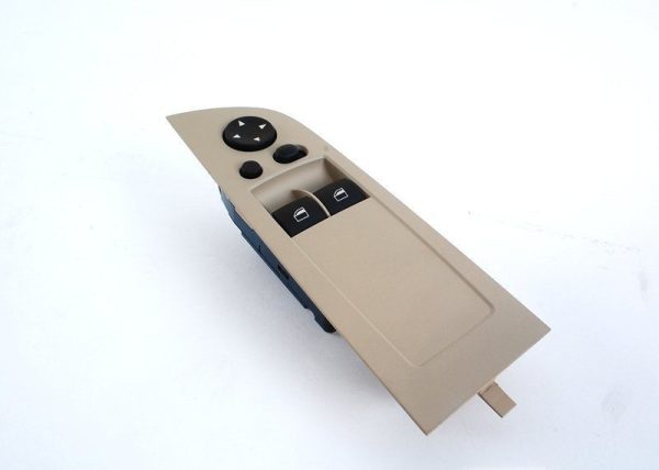 BMW NEW GENUINE 3 E92 FRONT WINDOW LIFTER ASSEMBLY SWITCH LHD BEIGE 61319217352