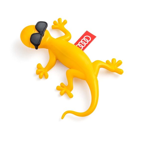 Genuine Audi Quattro Air Freshener Yellow Gecko in Sunglasses Tropical Scent - Image 3