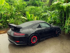 Aerodynamic aero disc set rear wheel discs covers for the Porsche 991 GT3