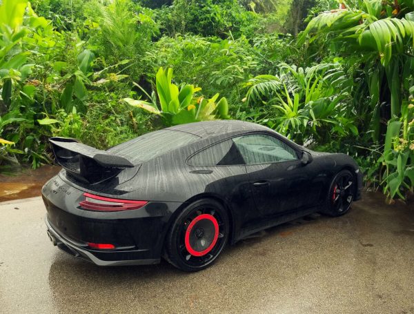 Aerodynamic aero disc set rear wheel discs covers for the Porsche 991 GT3