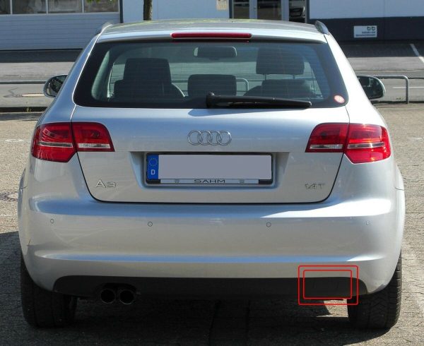 AUDI A3 4 DOOR 08-12 NEW GENUINE REAR BUMPER TOW HOOK COVER CAP 8P0807441A01C - Image 2