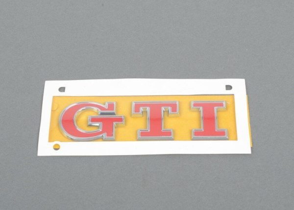 VOLKSWAGEN VW GOLF MK7 NEW GENUINE RED GTI LETTERING BADGE EMBLEM 5G0853675ACJZQ - Image 3