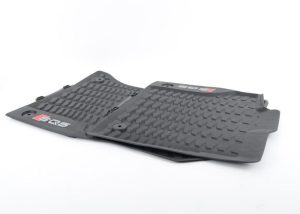 NEW GENUINE AUDI SQ5 2017- FRONT BLACK RUBBER ALL WEATHER FLOOR MATS LHD 80B061221A041