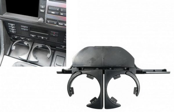 Front Cup Holder suitable for BMW 5 Series E39 Sedan Touring RHD (1995-2004) Black - Image 9