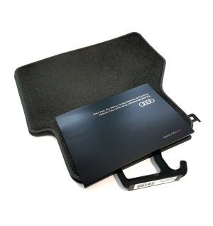 NEW GENUINE AUDI A6 S6 RS6 A7 S7 RS7 2019- REAR PREMIUM BLACK TEXTILE FLOOR MATS 4K0061276AMNO