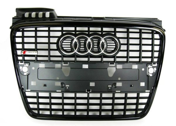 NEW GENUINE AUDI A4 B7 2005-2008 FRONT BUMPER S LINE MAIN CENTER GRILLE 8E0853651MVMZ
