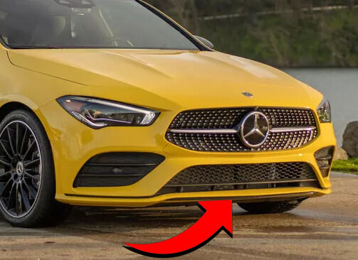 NEW GENUINE MERCEDES BENZ A CLA CLASS FRONT AMG BUMPER LOWER TRIM A1778854202 - Image 2