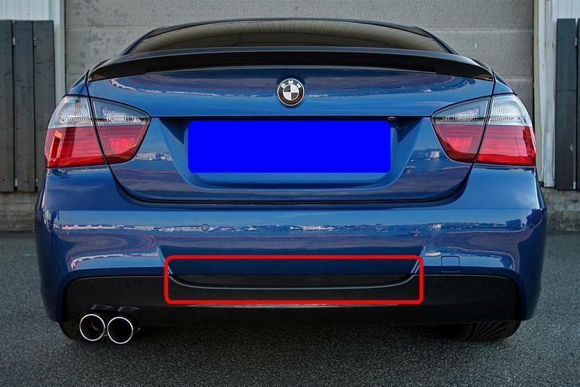 BMW NEW GENUINE 3 SERIES E90 E91 04-12 M SPORT REAR LOWER BUMPER TRIM 51128040152 - Image 2