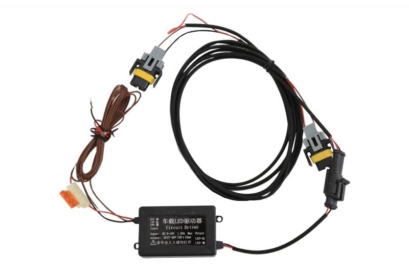 Front Bumper Spoiler LED DRL Extension and Upper Spoiler Lip suitable for Mercedes G-Class W463 (1989-2017) Black - Image 8