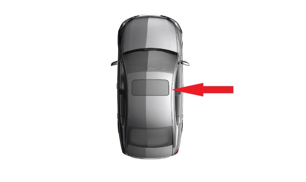 NEW GENUINE MERCEDES MB X204 GLK ROOF MOLDING CENTRAL RIGHT A2046906782 - Image 2