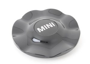 MINI NEW GENUINE R50 R52 R53 HUB CAP FOR R17 R104 ALLOY WHEELS BLACK 36106787233