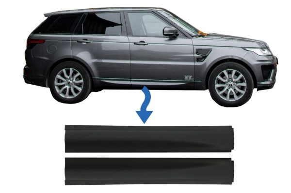 Front Lower Door Moldings suitable for Land Rover Range Rover Sport L494 (2013-up) Black