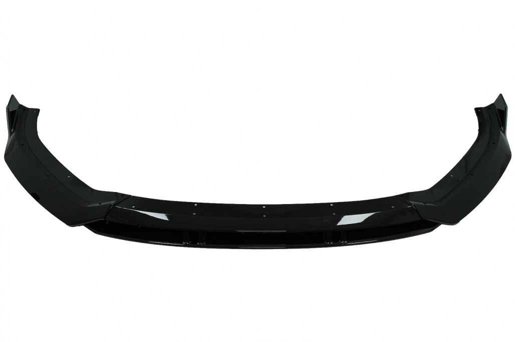 Front Bumper Add-On Spoiler Lip suitable for Audi A3 8V Facelift S-Line (2017-up) Piano Black - Image 3