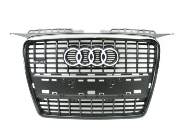 NEW GENUINE AUDI A3 S LINE GRONT BUMPER GLOSS BLACK CENTER GRILL 8P4853651DVMZ - Image 9