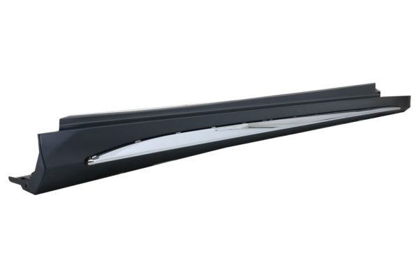 Side Skirts suitable for Mercedes C-Class W205 S205 (2014-2020) Sport C63 Design Chrome - Image 4