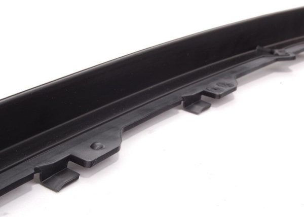 NEW GENUINE PORSCHE 997 09-12 FRONT BUMPER CENTER LOWER BLACK SPOILER LIP 9975055570201C - Image 4