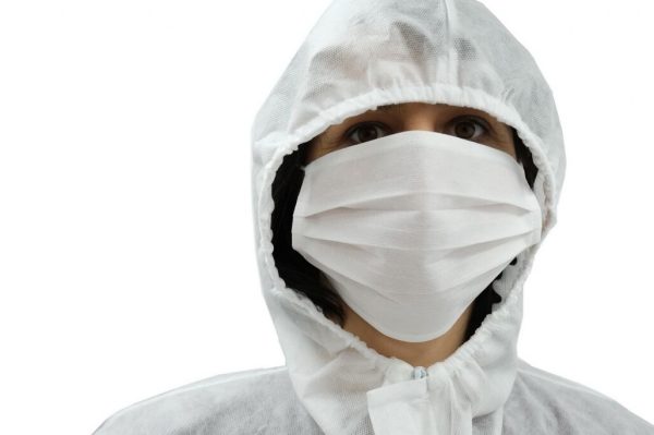 Coverall Overall Dustproof Workwear Jumpsuit 100% polypropylene with Hood Disposable size M/L - Image 3