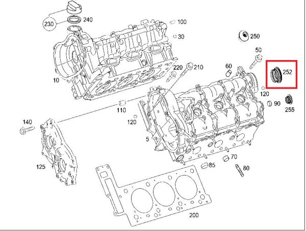 NEW GENUINE MERCEDES BENZ OM273 CYLINDER HEAD EXPANSION PLUG A0009985690 - Image 2