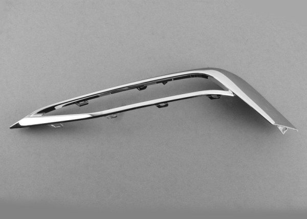 NEW GENUINE BMW 5 SERIES G30 G31 FRONT BUMPER LUXURY LINE CHROME TRIMS PAIR SET 51117385283 + 51117385284 - Image 3
