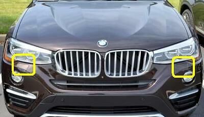 NEW GENUINE BMW X4 SERIES F26 HEADLIGHT WASHER JET COVERS SET LEFT+RIGHT 51117338567 - Image 2