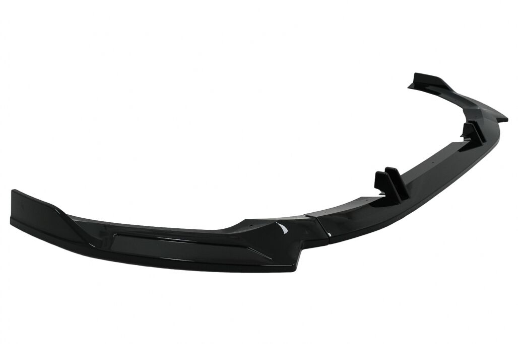Front Bumper Add-On Spoiler Lip suitable for Audi A5 F5 Facelift S-Line (2020-up) Piano Black - Image 5