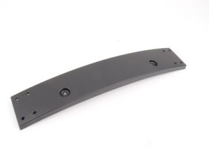 NEW GENUINE PORSCHE 997 TURBO 07-10 FRONT BUMPER BLACK NUMBER PLATE HOLDER 9977011050101C
