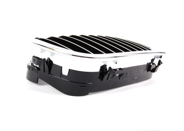 FORNEW GENUINE BMW 3 SERIES E46 FRONT BUMPER KIDNEY GRILLE LEFT CHROME - Image 2