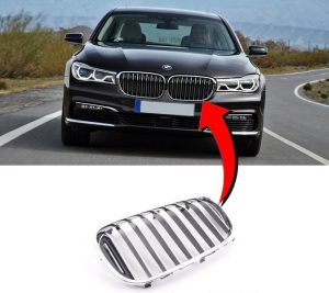 NEW GENUINE BMW 7 SERIES G11 G12 FRONT KIDNEY GRILL CHROME LEFT N/S 51137357011