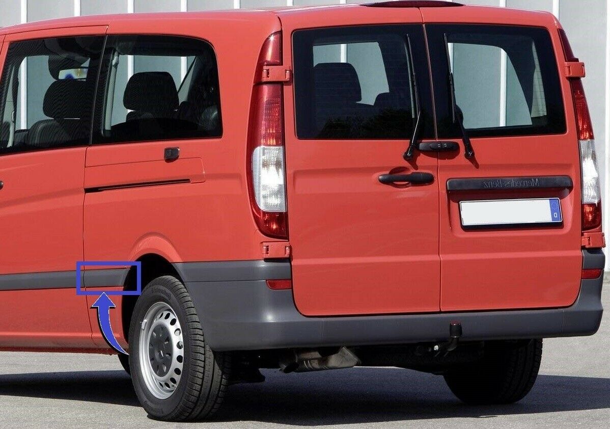 NEW GENUINE MERCEDES-BENZ VITO W639 REAR MOLDING TRIM LEFT N/S A63969025627G99 - Image 2