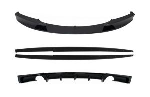 Rear Diffuser  with Front Spoiler and Side Skirts M Performance Design for BMW 3 Series F30 F31 (2011-2019)