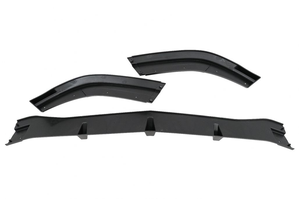 Front Bumper Spoiler Lip Extension suitable for Mercedes E-Class W212 S212 Facelift Sport Line (2013-2016) Piano Black - Image 7